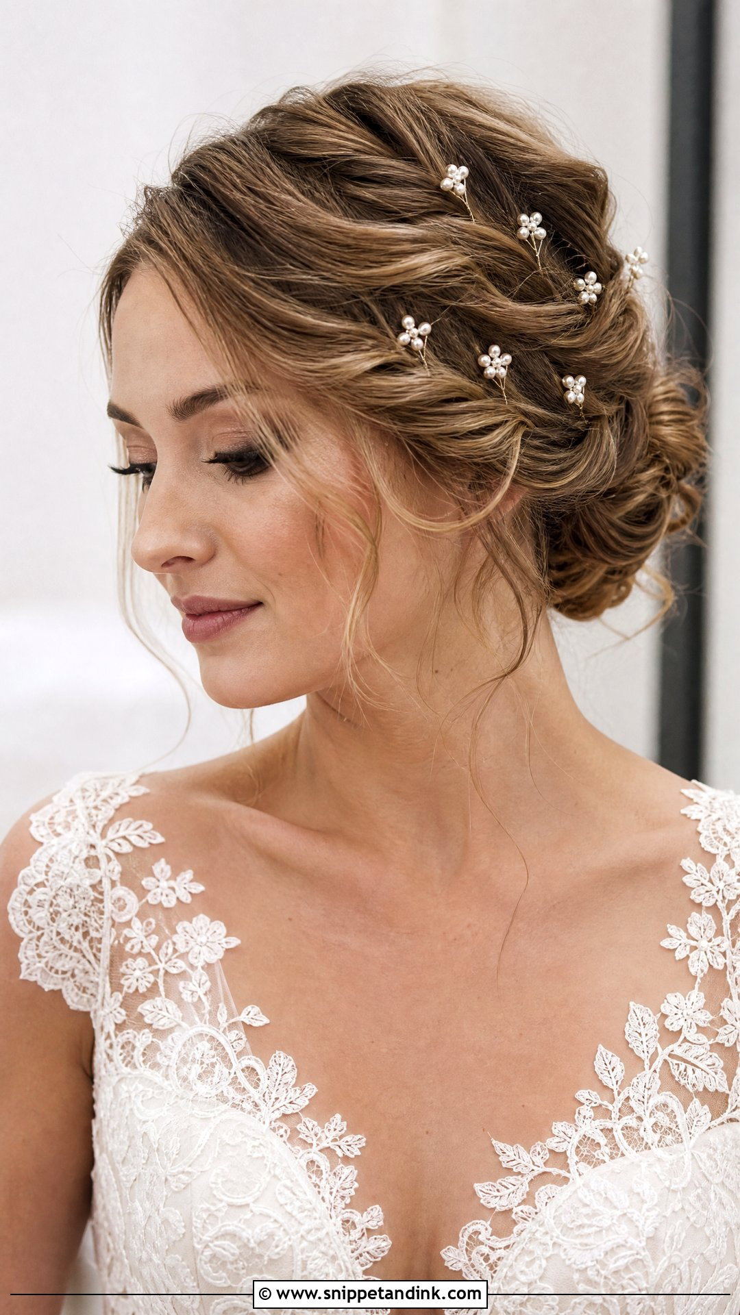 Floral Bridal Hair Pins - Snippet and Ink - 15 Floral Bridal Hair Accessories