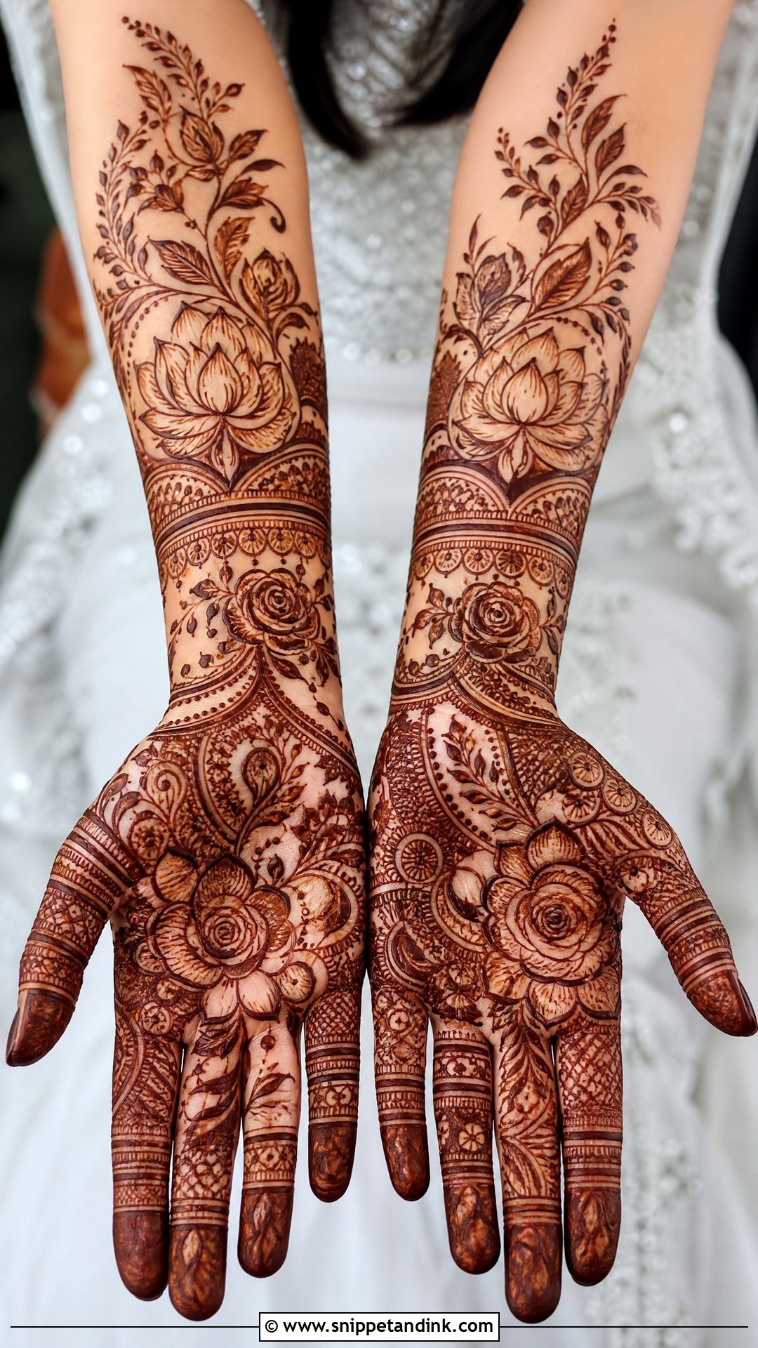 Floral Bridal Mehndi Design - Snippet and Ink - 25 Unique Mehndi Designs for Wedding