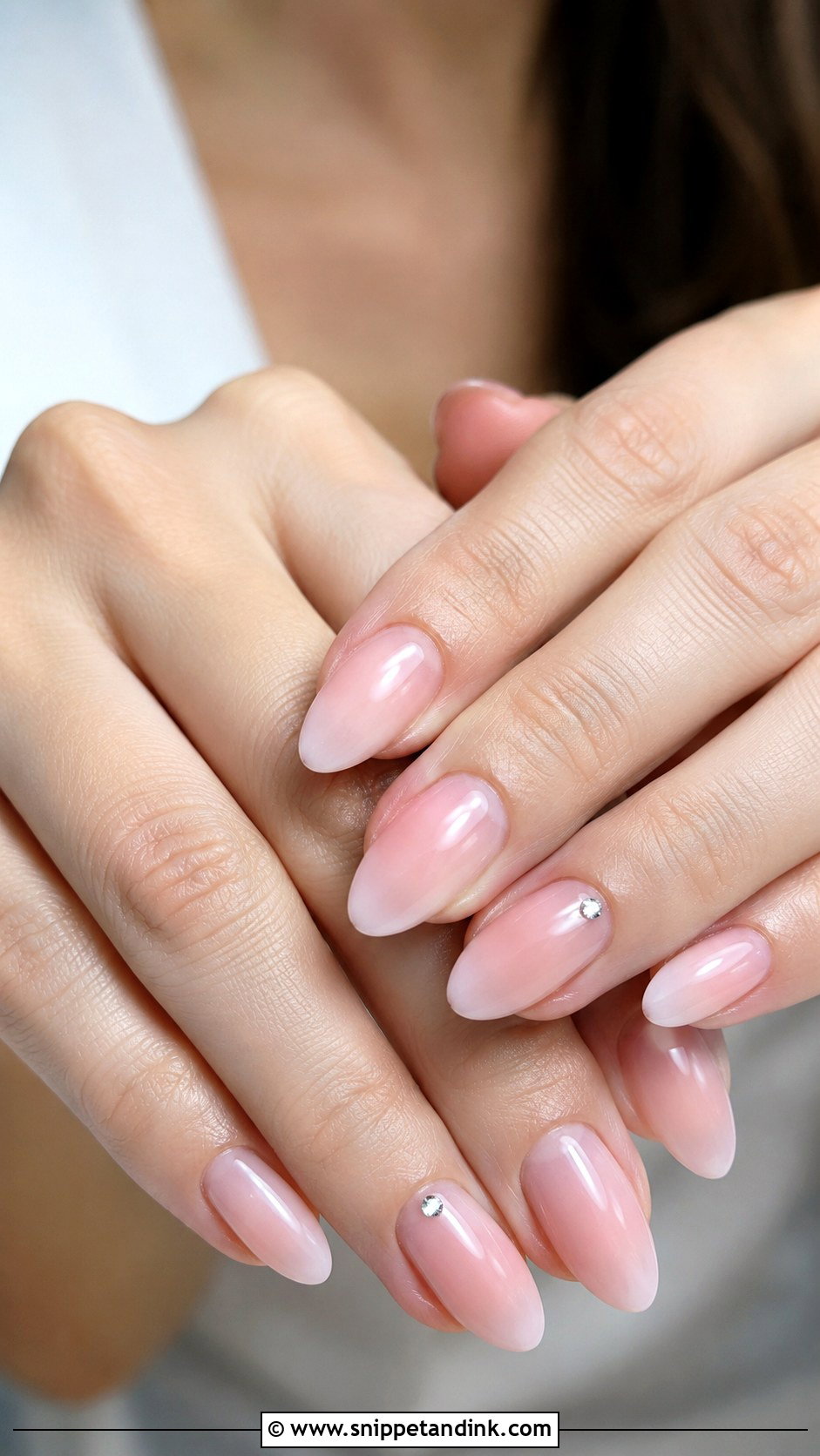 Floral Bridal Nails - Snippet and Ink - 20 Simple Bridal Nails Designs