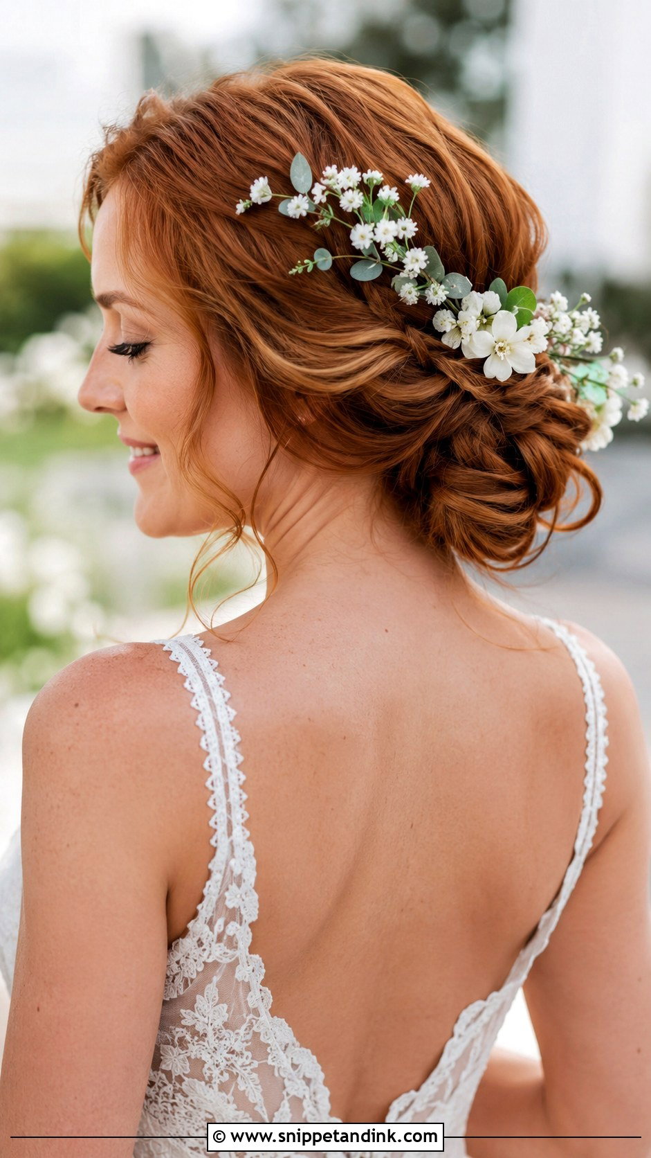 Floral Bridal Updo For Long Hair - Snippet and Ink - 20 Elegant Bridal Updo Hairstyles for Long Hair Wedding