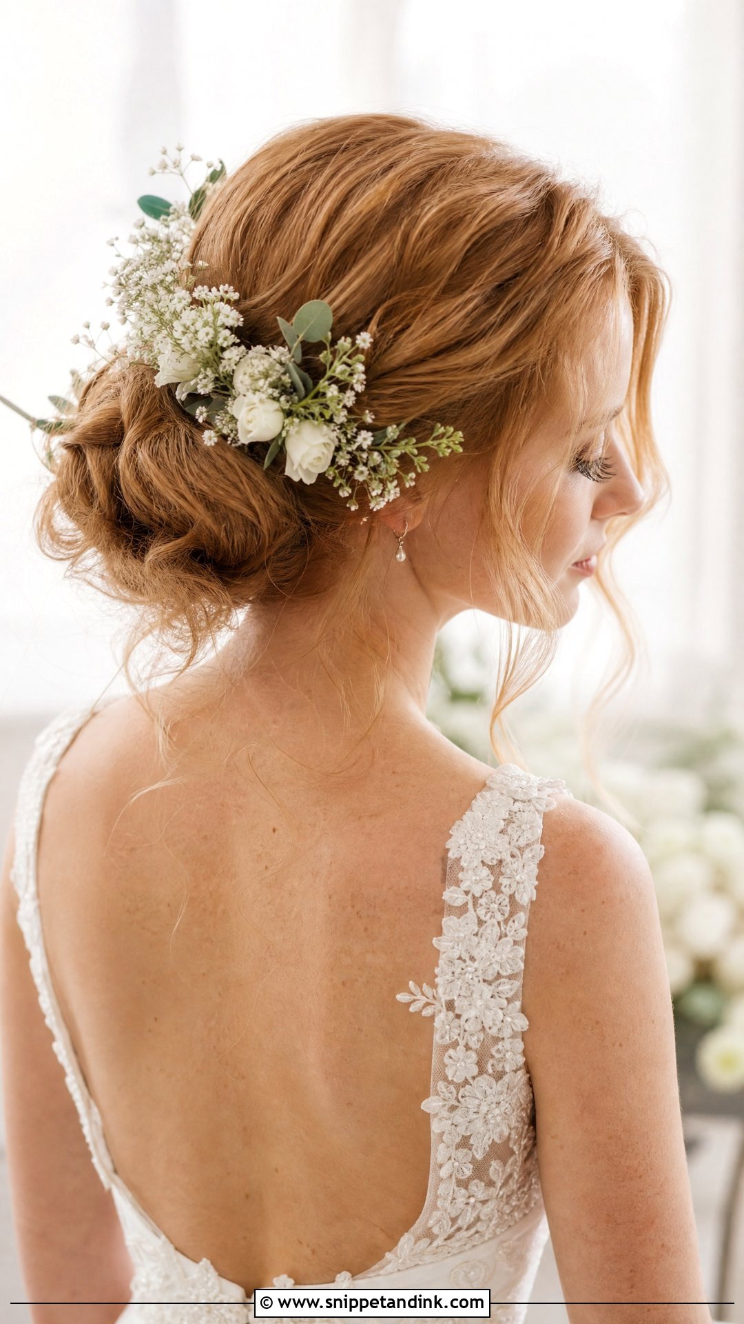Floral Bridal Updo - Snippet and Ink - 15 Elegant Bridal Updo Hairstyles