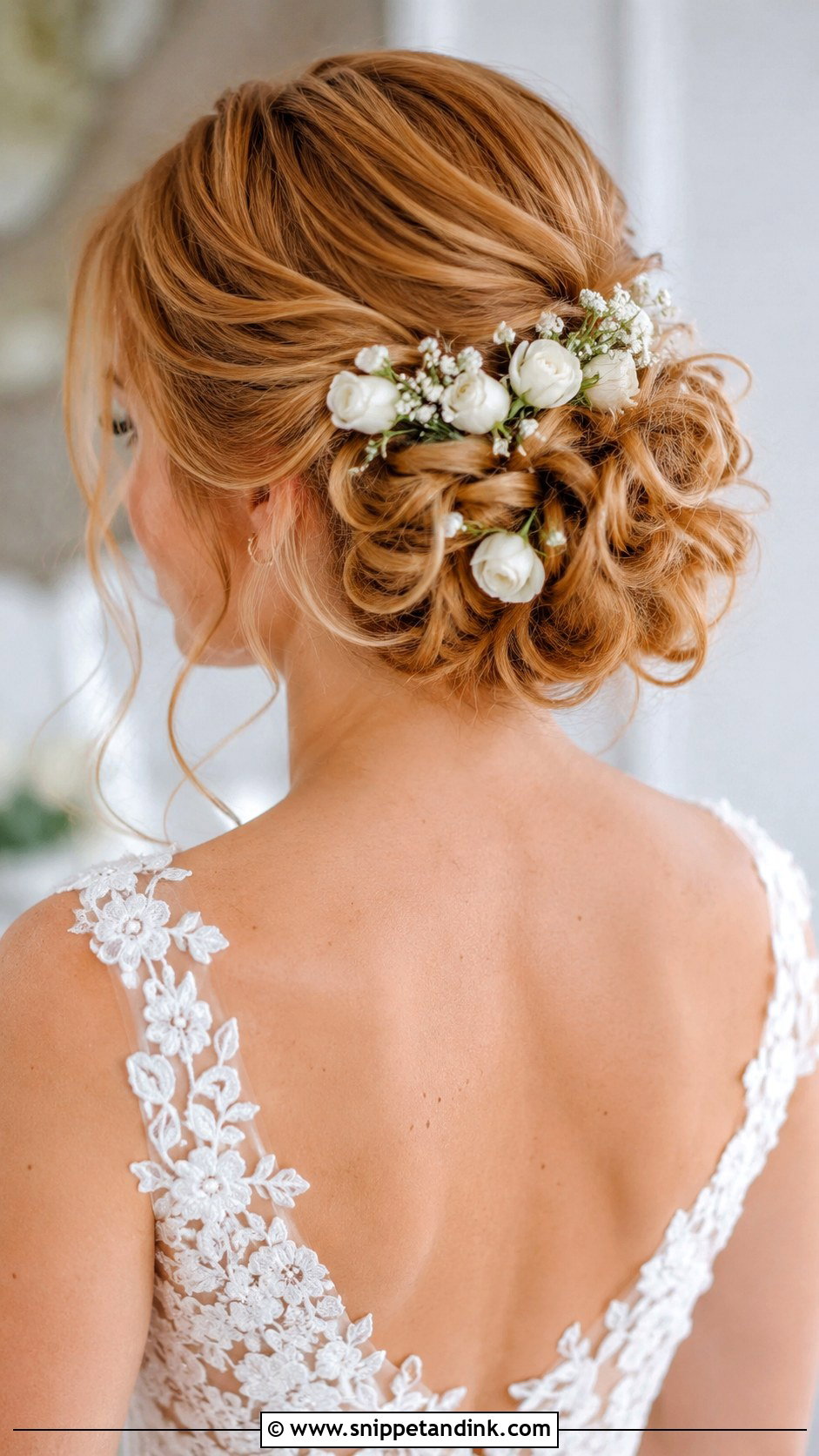 Floral Bride Updo For Long Hair - Snippet and Ink - 20 Bride Updo Hairstyles for Long Hair