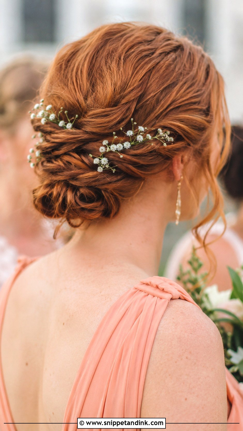 Floral Bridesmaid Updo For Long Hair - Snippet and Ink - 20 Bridesmaid Updo for Long Hair Ideas