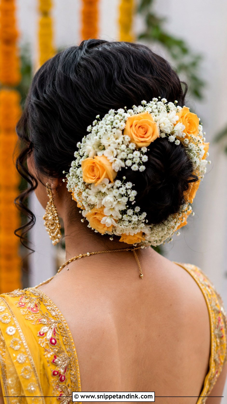 Floral Crown Bun Joda - Snippet and Ink - 20 Joda Hair Styles for Wedding