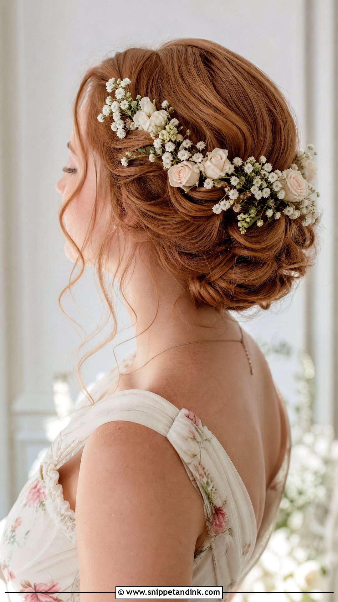Floral Crown Updo - Snippet and Ink - 20 Debutante Hairstyles