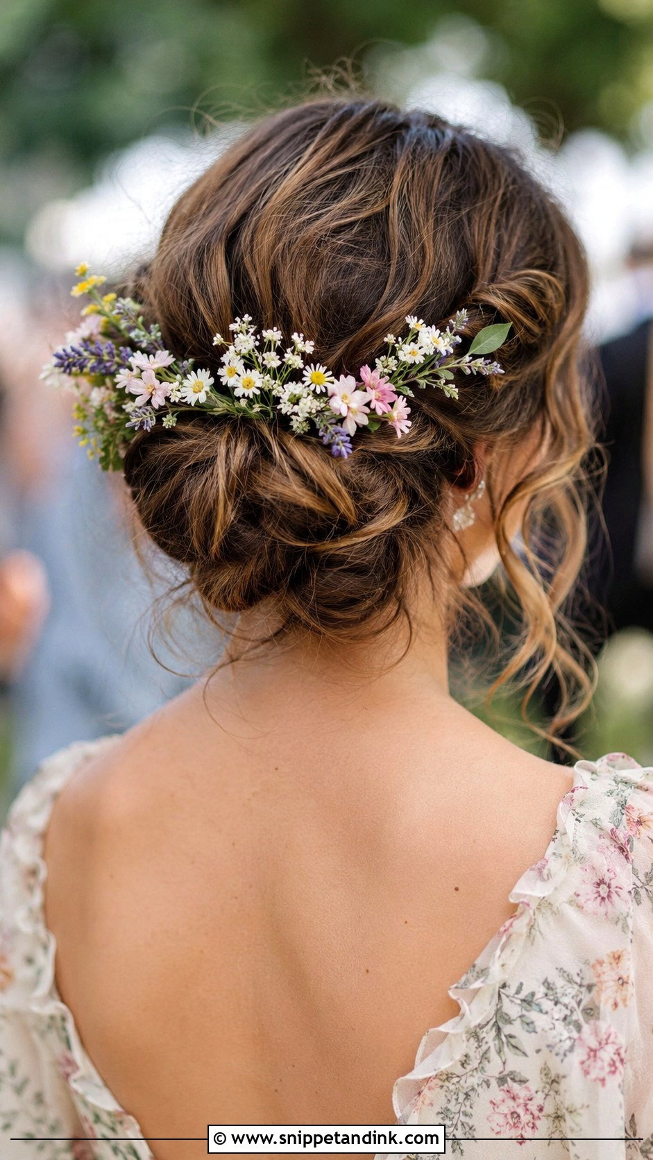 Floral Crown Updo - Snippet and Ink - 30 Hairstyle for Wedding Guest Ideas