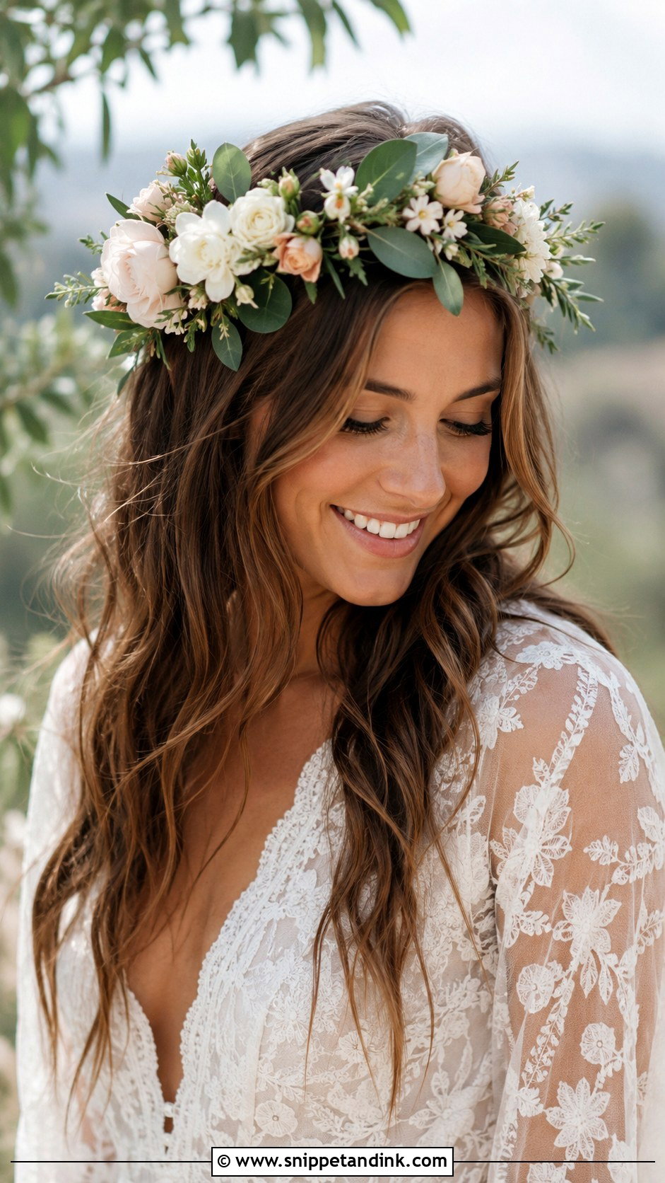 Floral Crown - Snippet and Ink - 25 Bridal Hair Pieces