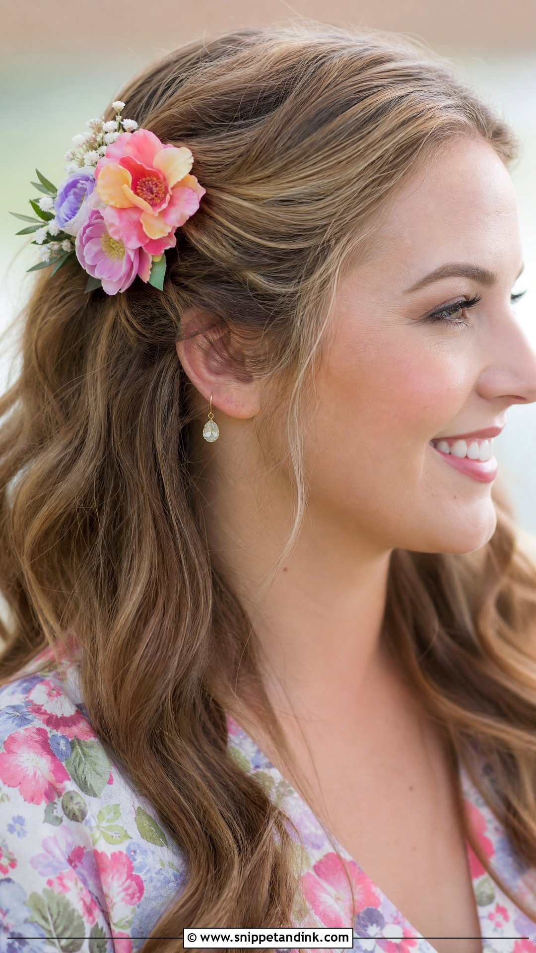 Floral Hair Clip for Wedding Guests - Snippet and Ink - 20 Wedding Guest Hair Accessories