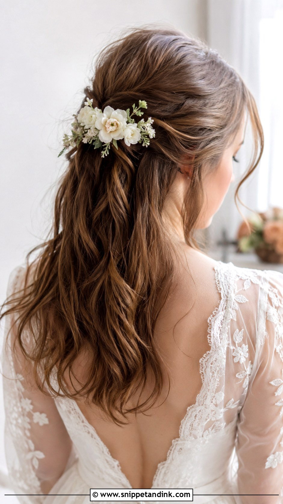 Floral Hair Comb - Snippet and Ink - 25 Bridal Hair Pieces