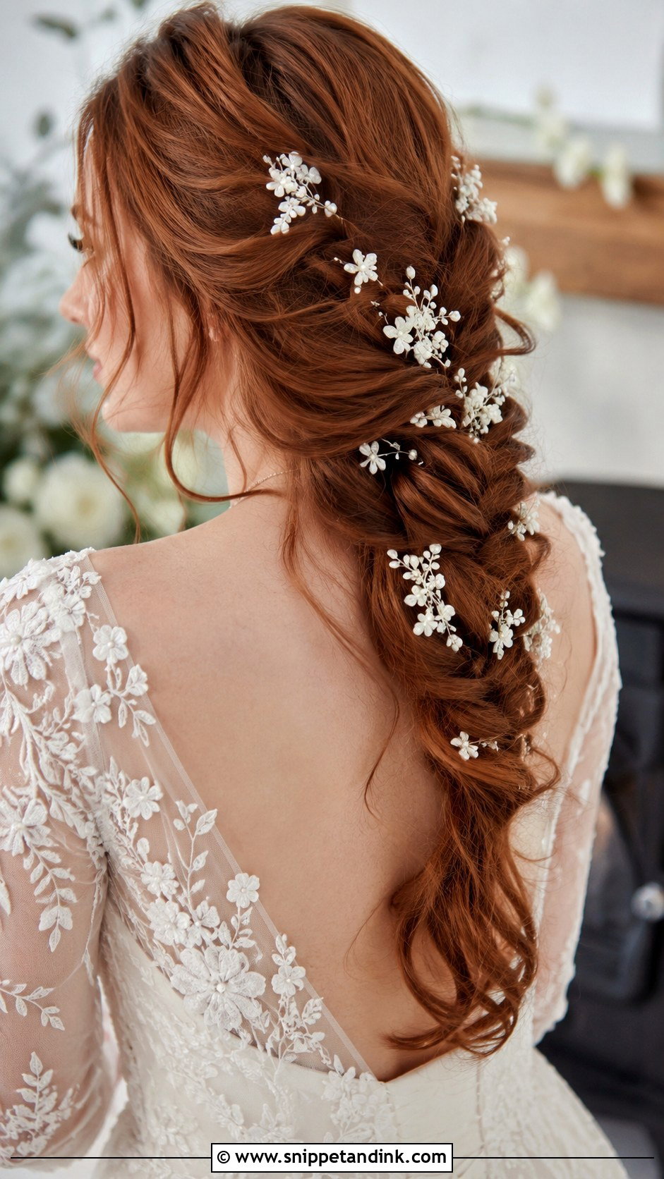 Floral Hair Pins - Snippet and Ink - 25 Wedding Hair Pieces