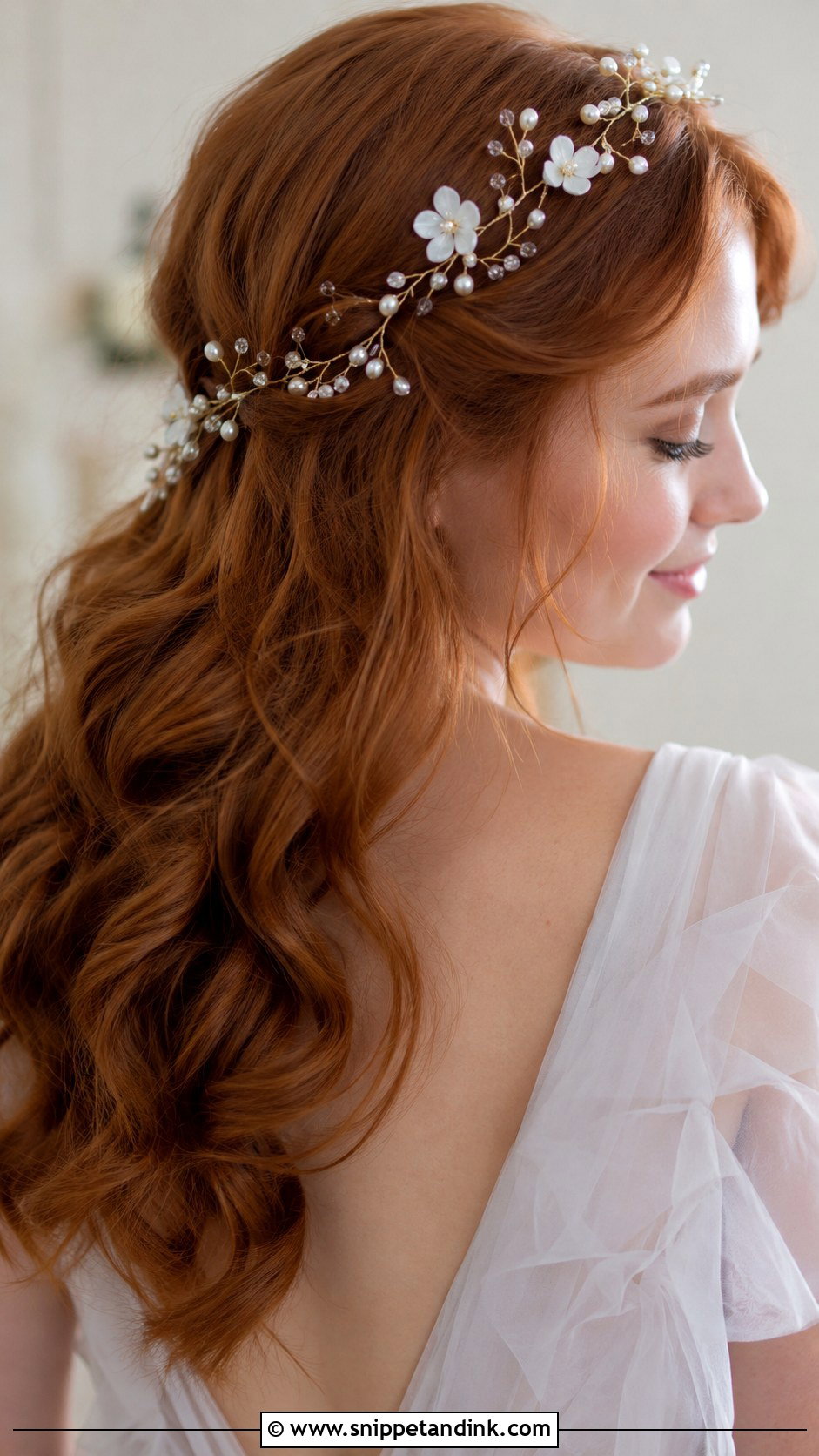 Floral Hair Vine - Snippet and Ink - 30 Wedding Hair Accessories