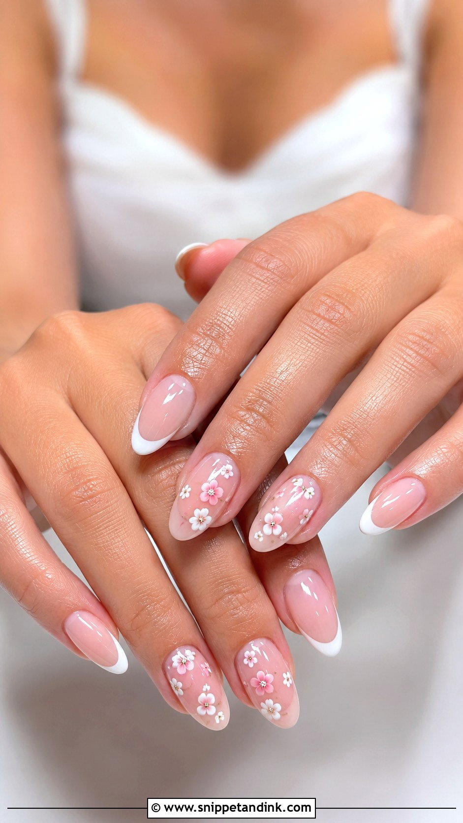 Floral Hens Party Nails - Snippet and Ink - 20 Hens Party Nails