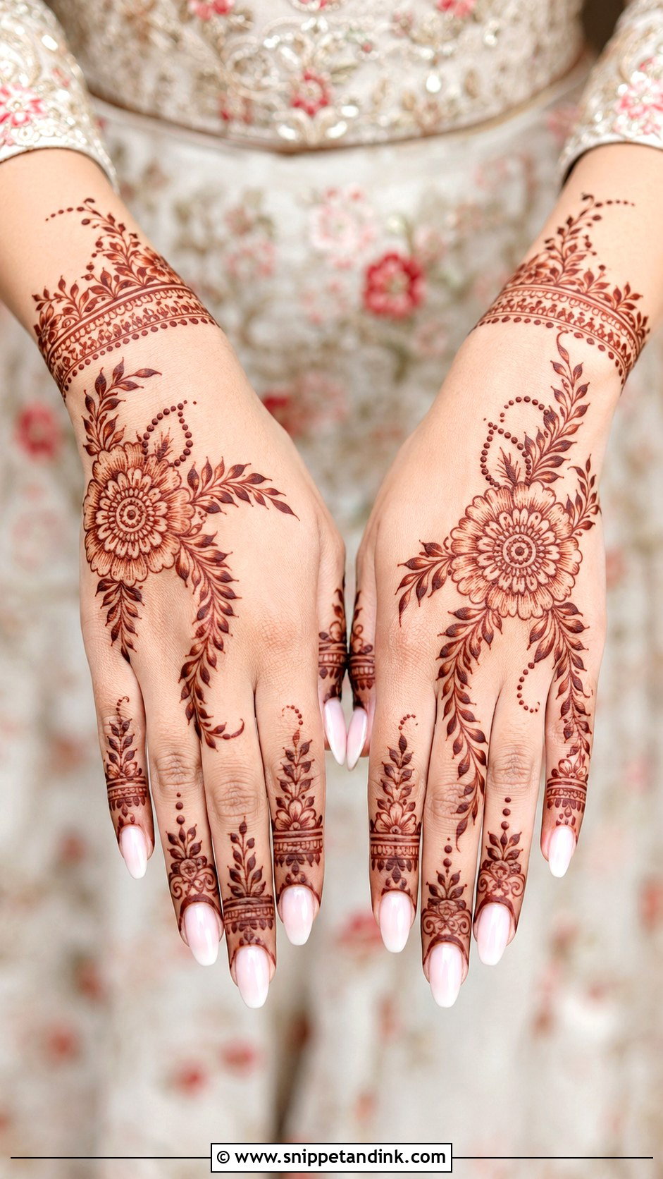 Floral Lehenga For Mehandi Bride - Snippet and Ink - 30 Mehandi Outfits Brides