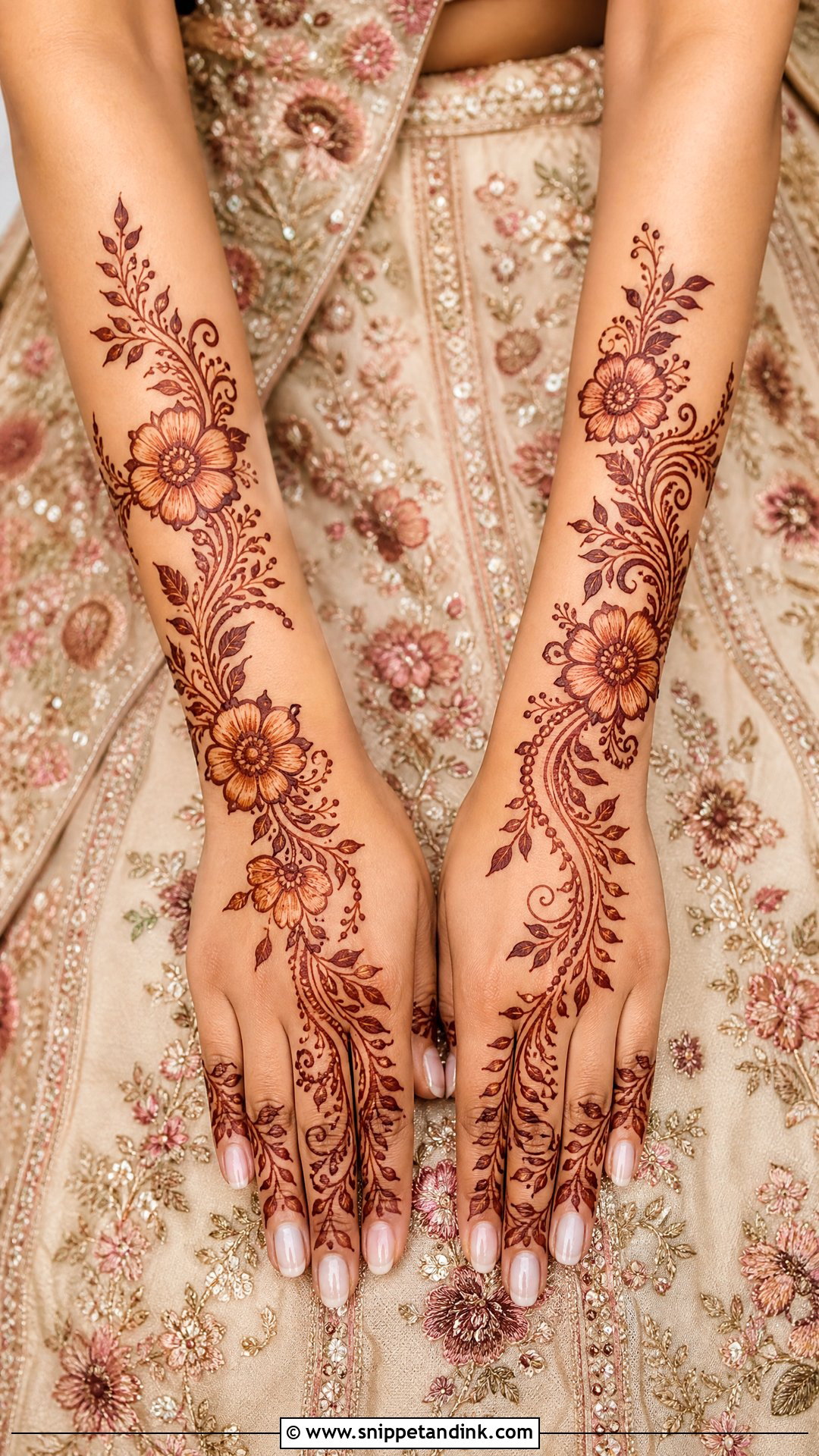 Floral Mehendi Lehenga For Bride - Snippet and Ink - 20 Mehendi Outfit Brides Mehndi Dress Ideas