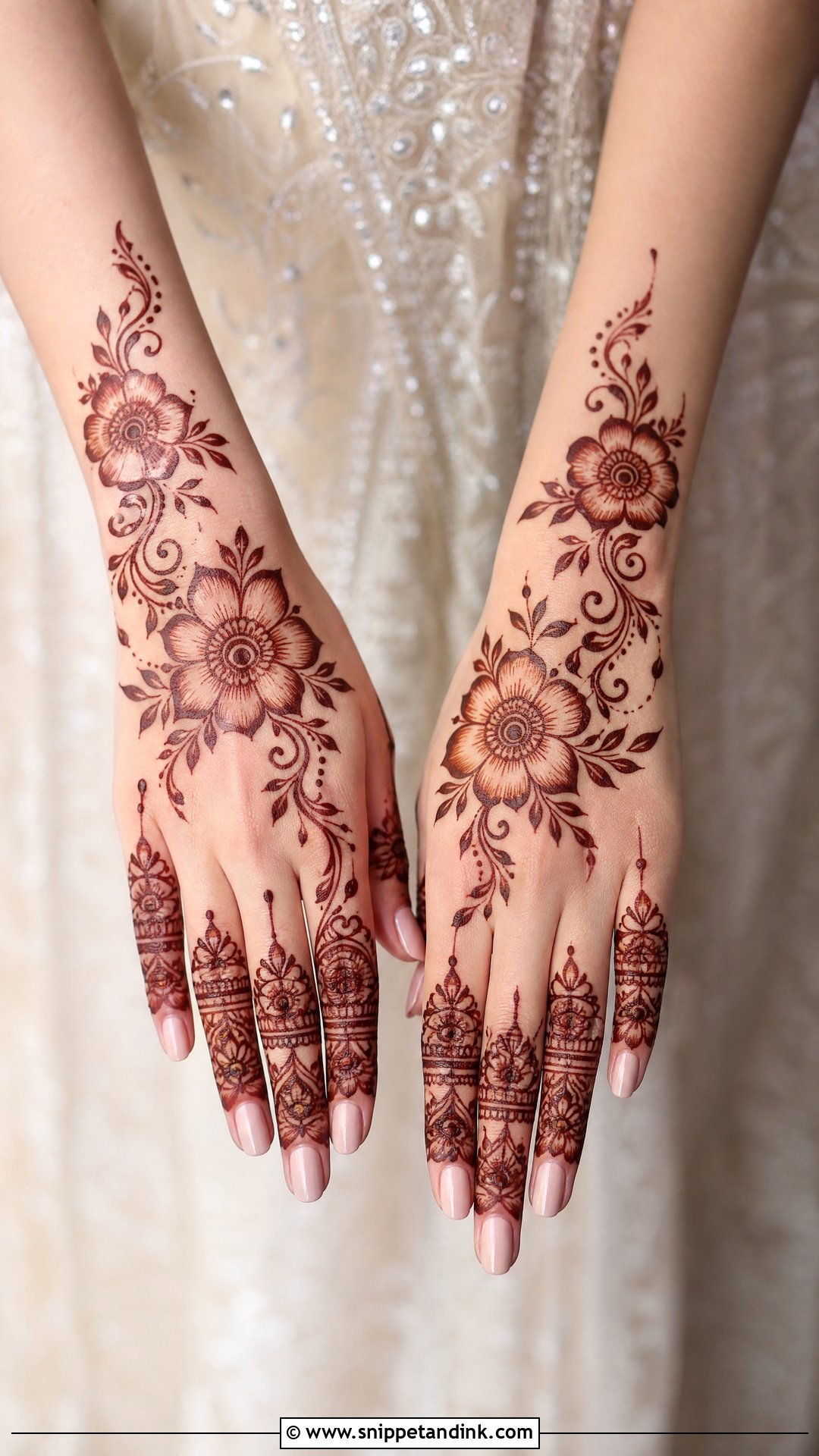 Floral Mehndi Design For Bridesmaid - Snippet and Ink - 25 Mehndi Designs for Bridesmaid