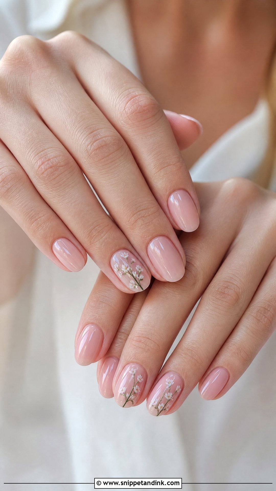 Floral Pre Wedding Nails - Snippet and Ink - 25 Pre Wedding Nails