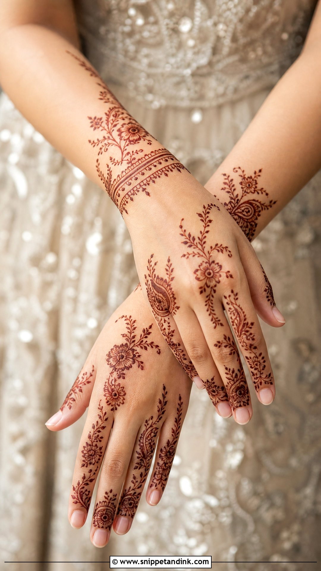 Floral Print Sharara Design For Mehndi - Snippet and Ink - 20 Sharara Designs for Mehndi