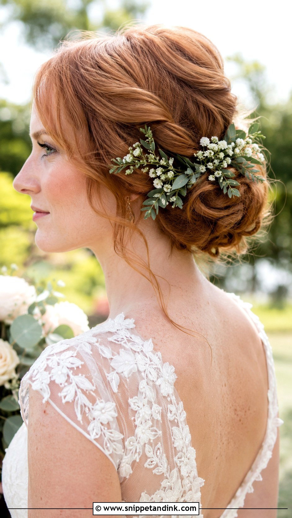 Floral Summer Wedding Updo - Snippet and Ink - 15 Summer Wedding Updos