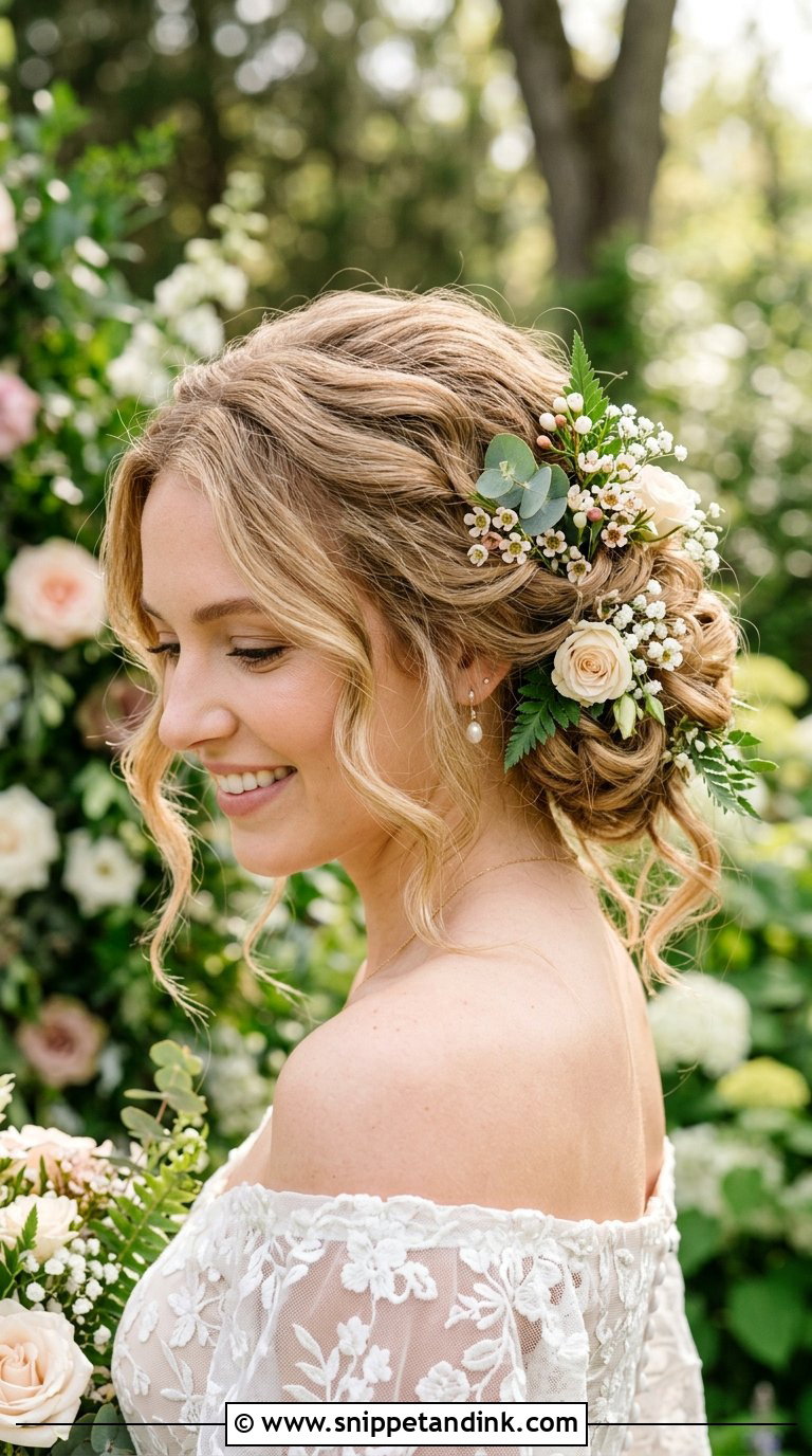 Floral Updo Tutorial - Snippet and Ink - 20 Bridal Hair Tutorial Ideas