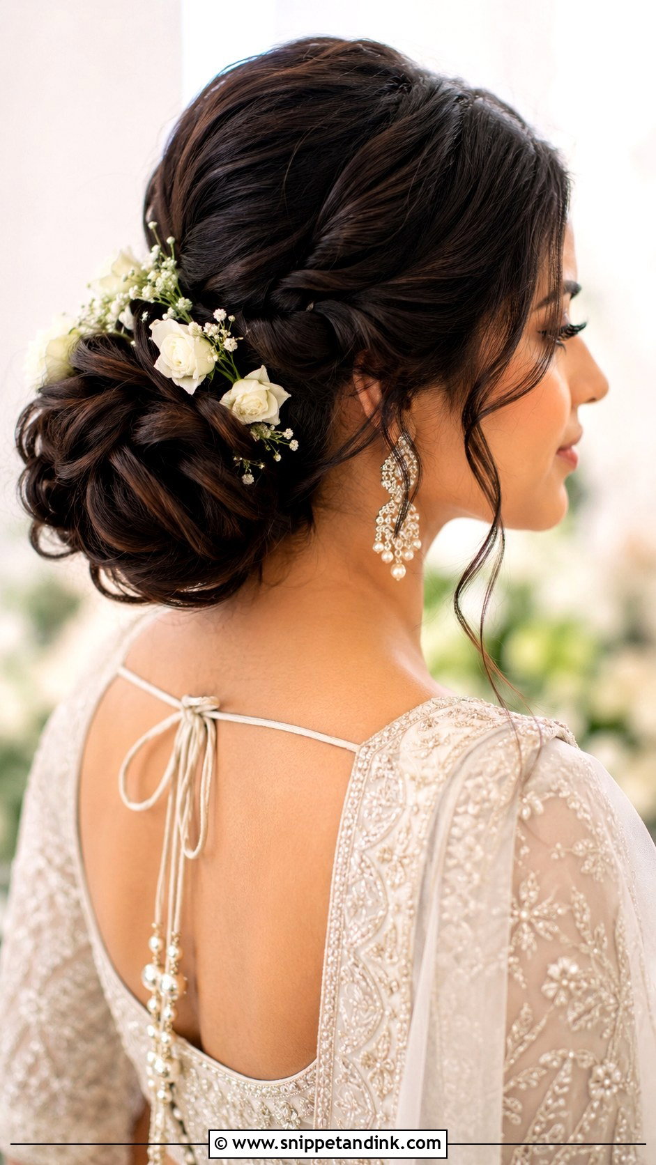 Floral Updo Wedding Hairstyle - Snippet and Ink - 15 Wedding Hairstyle Ideas for Long Hair
