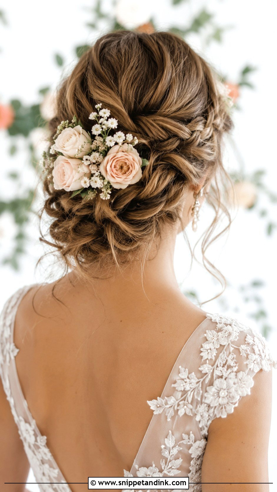 Floral Updo Wedding Hairstyle Tutorial - Snippet and Ink - 25 Wedding Hairstyles Tutorial