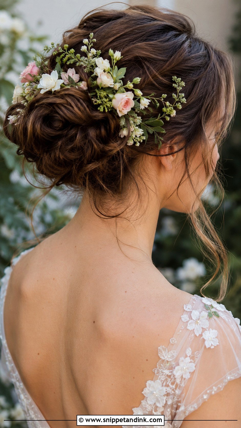 Floral Updo - Snippet and Ink - 35 Bridal Hairstyle Ideas