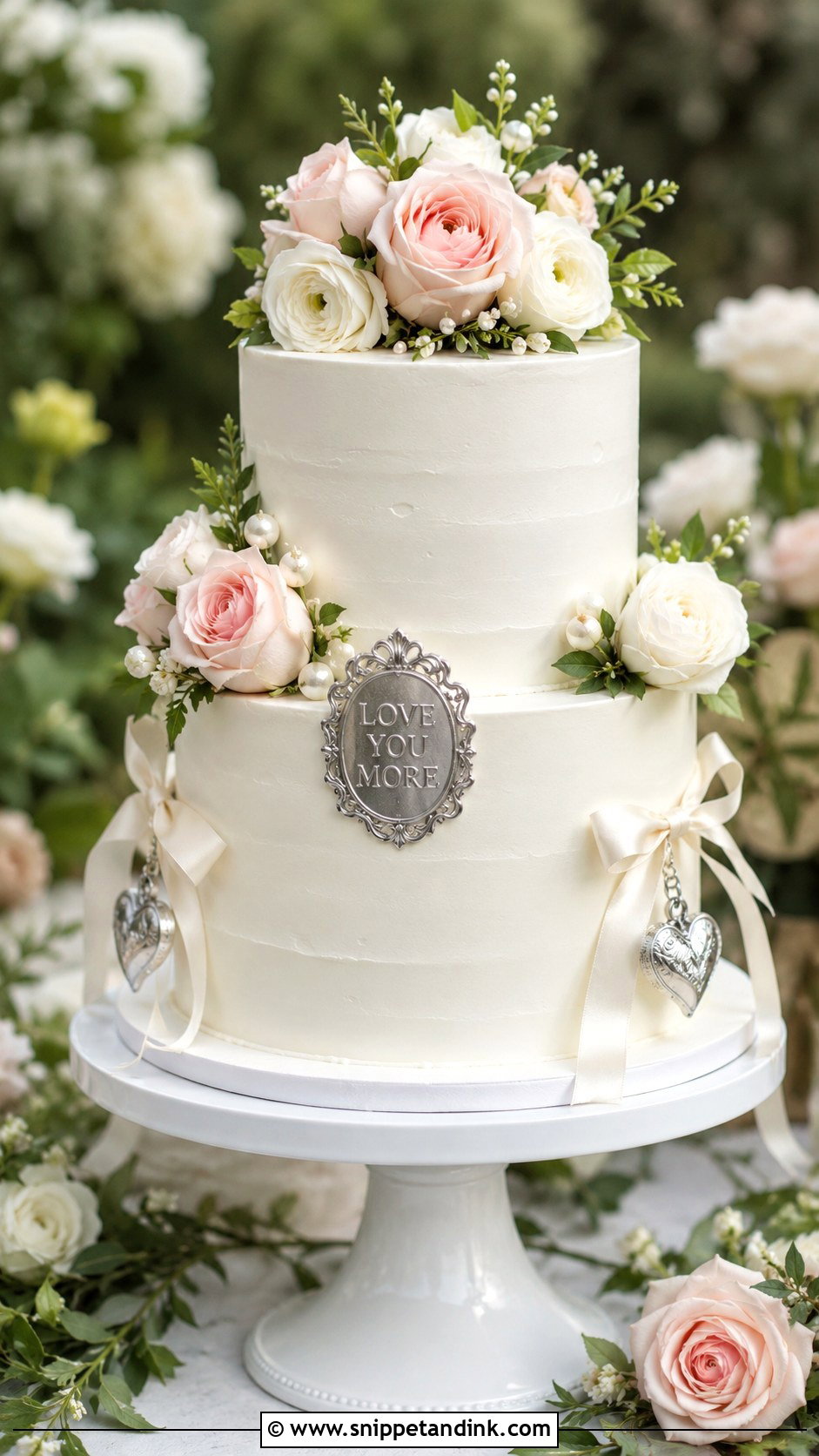 Floral Wedding Cake Pull - Snippet and Ink - 20 Wedding Cake Pulls