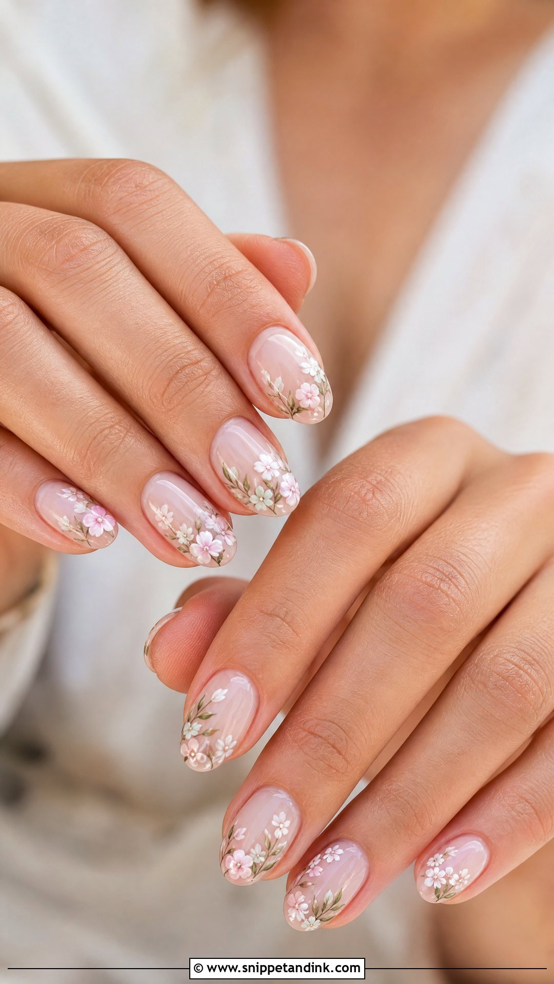 Floral Wedding Guest Nails - Snippet and Ink - 35 Wedding Guest Nails