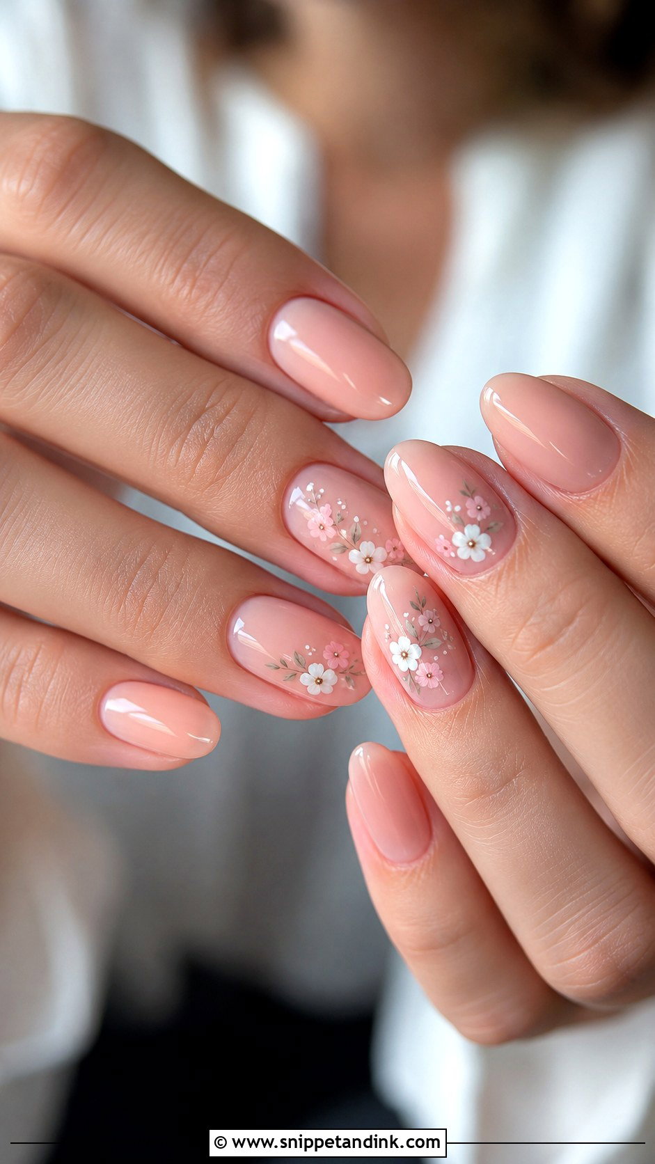 Floral Wedding Guest Nails - Snippet and Ink - 20 Classy Wedding Guest Nails