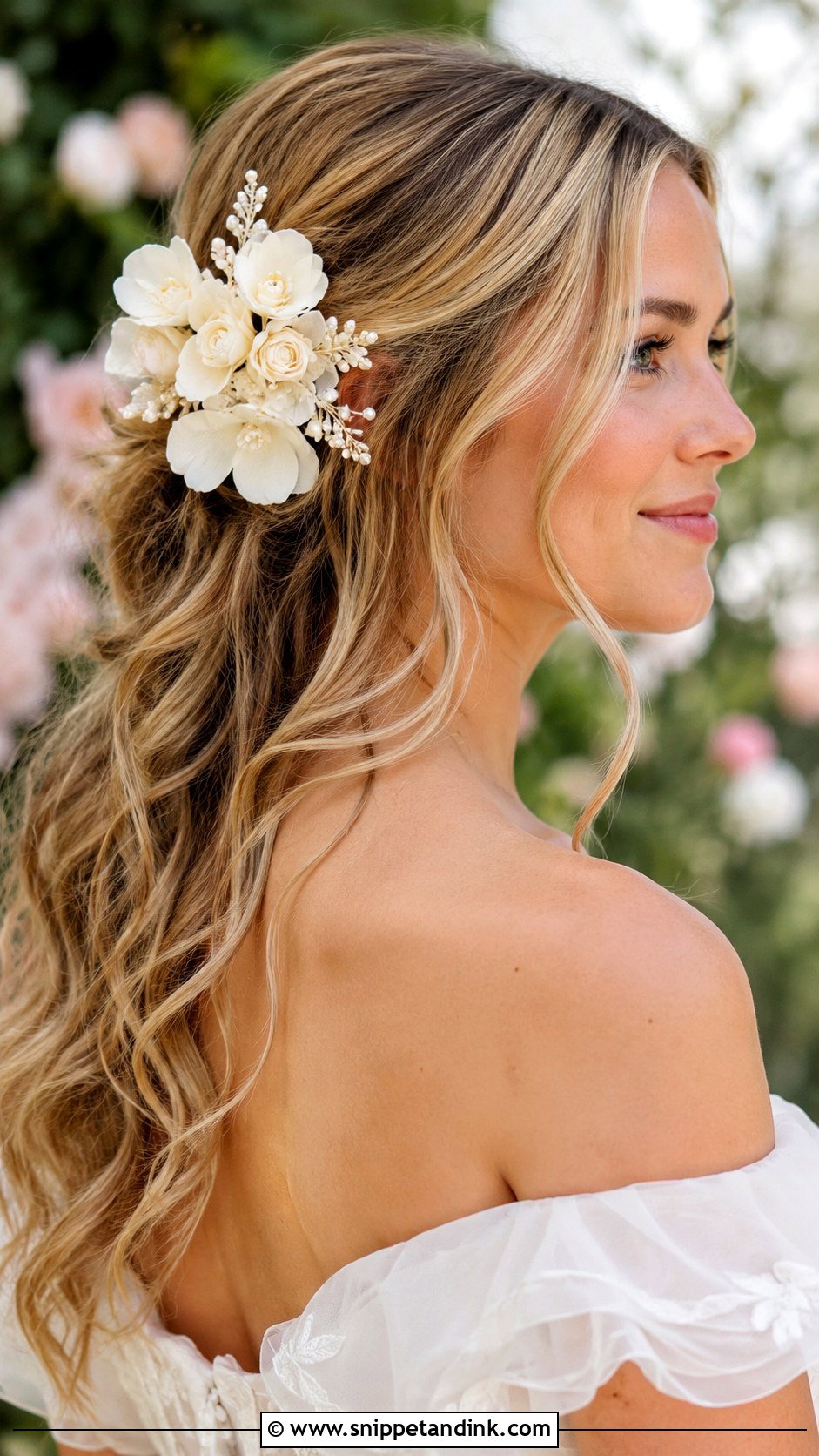Floral Wedding Hair Fascinator - Snippet and Ink - 15 Wedding Hair Fascinator Ideas