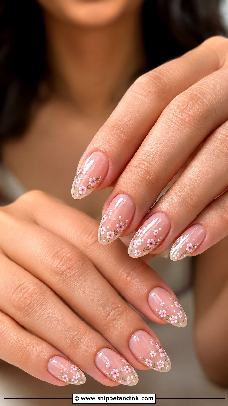 Floral Wedding Nails - Snippet and Ink - 20 Nail Ideas for a Wedding