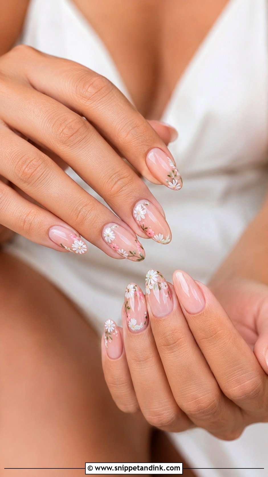 Floral Wedding Nails - Snippet and Ink - 20 Wedding Season Nails