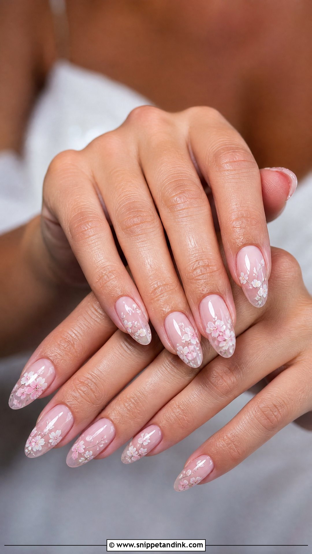 Floral Wedding Nails - Snippet and Ink - 25 Nails Design for Wedding