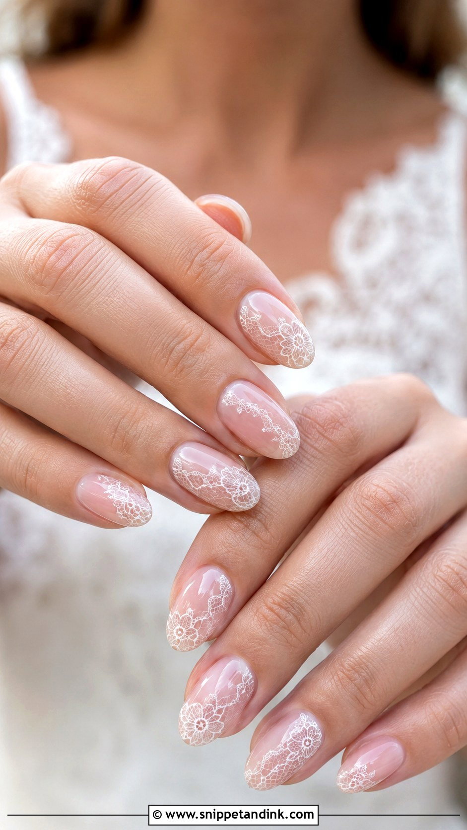 Floral Wedding Nails - Snippet and Ink - 20 Classy Wedding Nails for Bride