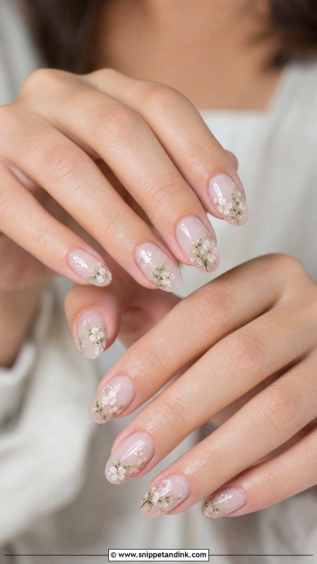 Floral Wedding Nails - Snippet and Ink - 35 Wedding Nails for Bride