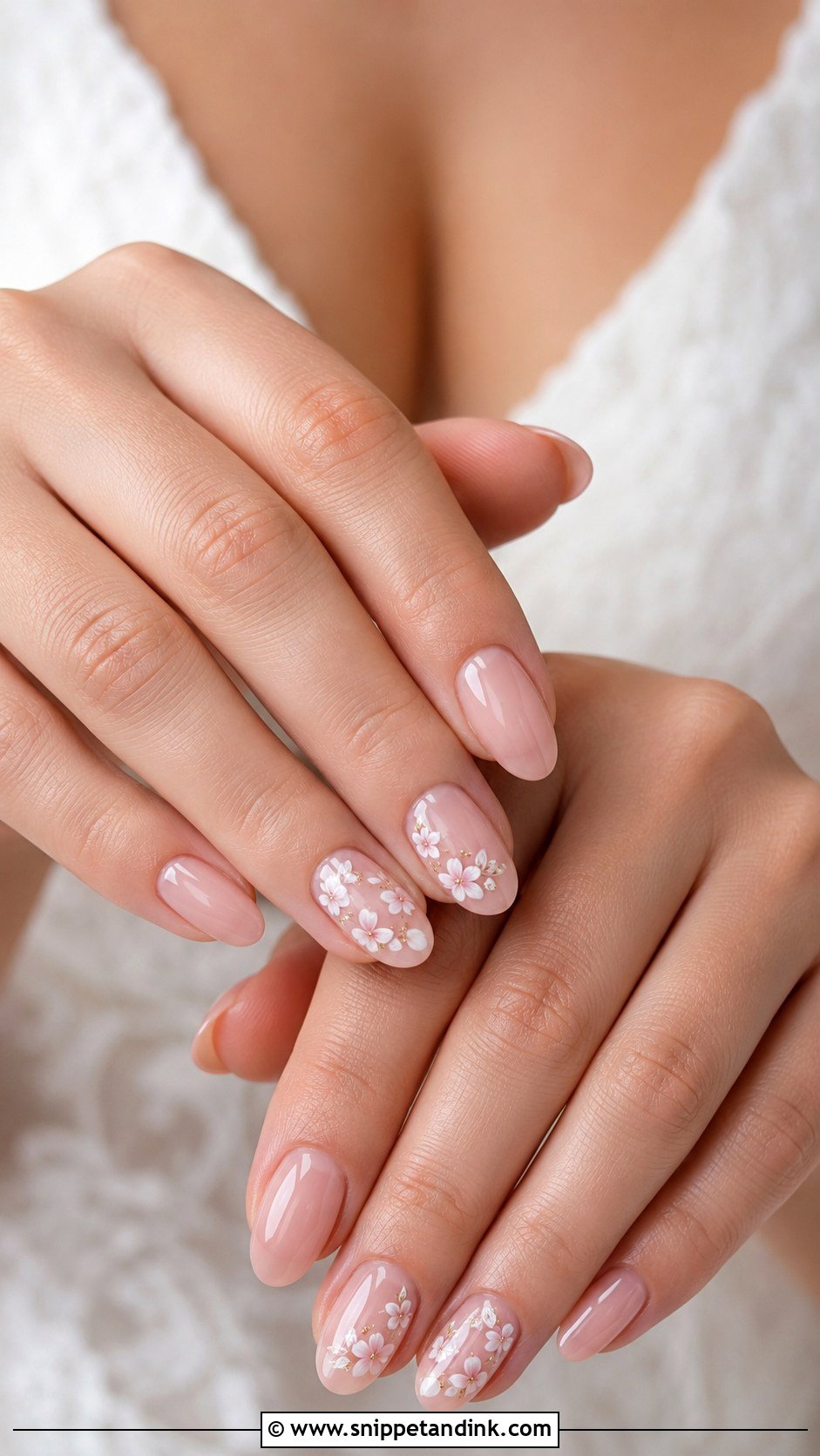 Floral Wedding Nails - Snippet and Ink - 20 Elegant Nails for Wedding