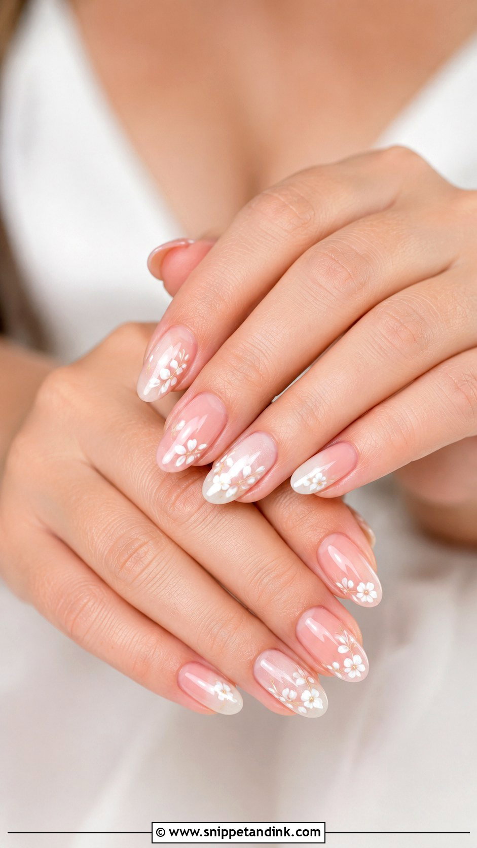 Floral Wedding Nails - Snippet and Ink - 20 Fancy Wedding Nails