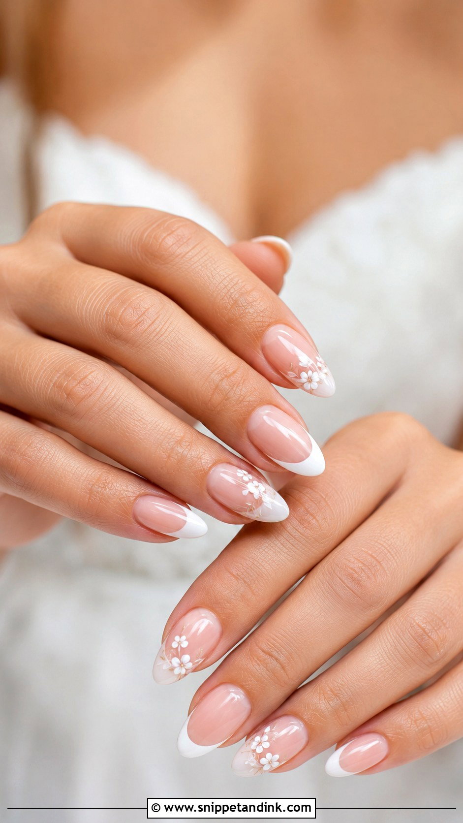 Floral Wedding Nails And Toes - Snippet and Ink - 20 Wedding Nails and Toes