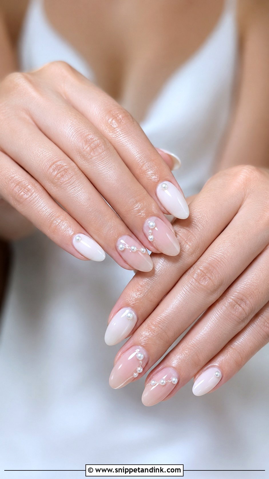 Floral Wedding Nails - Snippet and Ink - 20 Aesthetic Wedding Nails