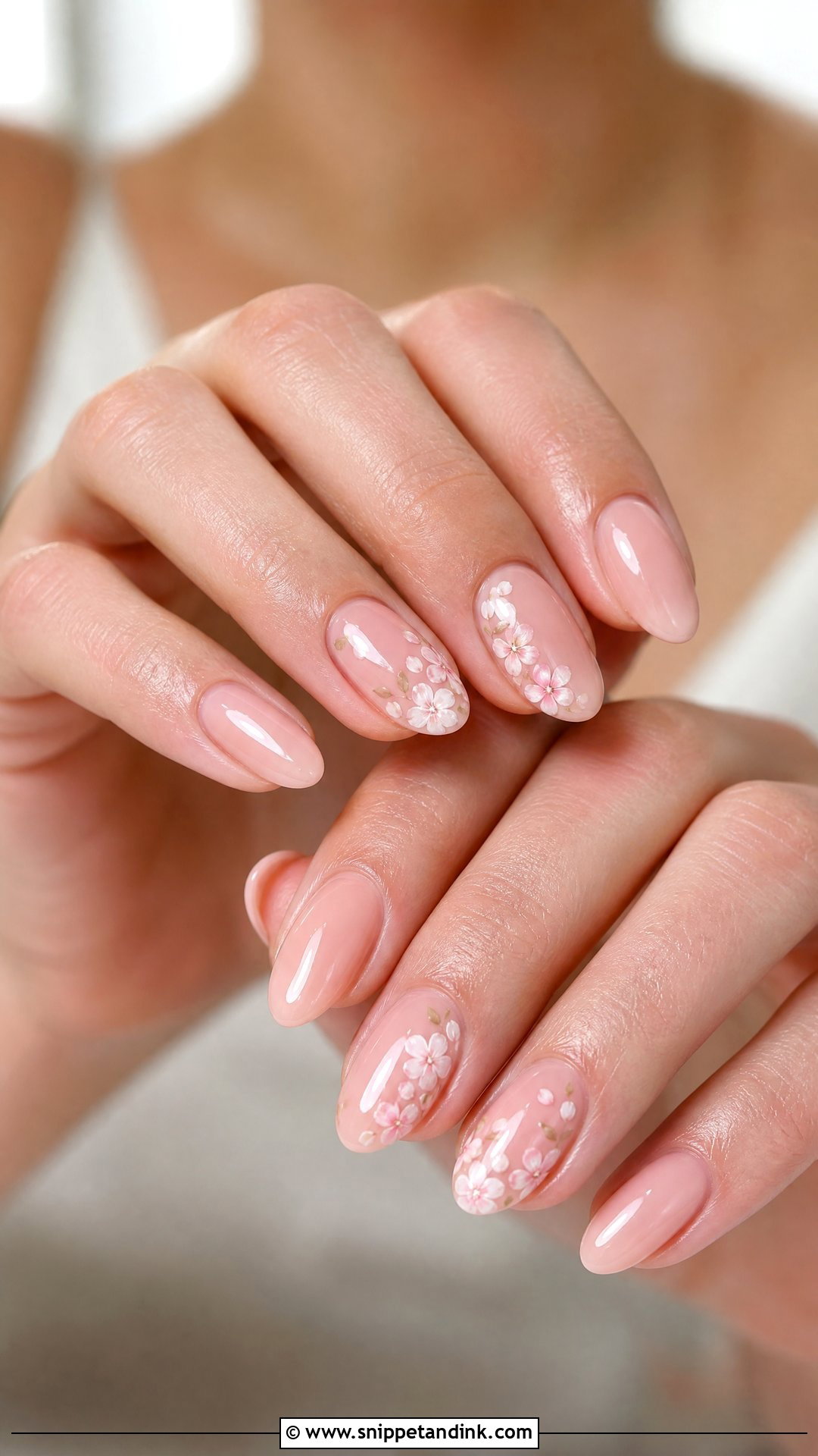 Floral Wedding Party Nails - Snippet and Ink - 25 Wedding Party Nails
