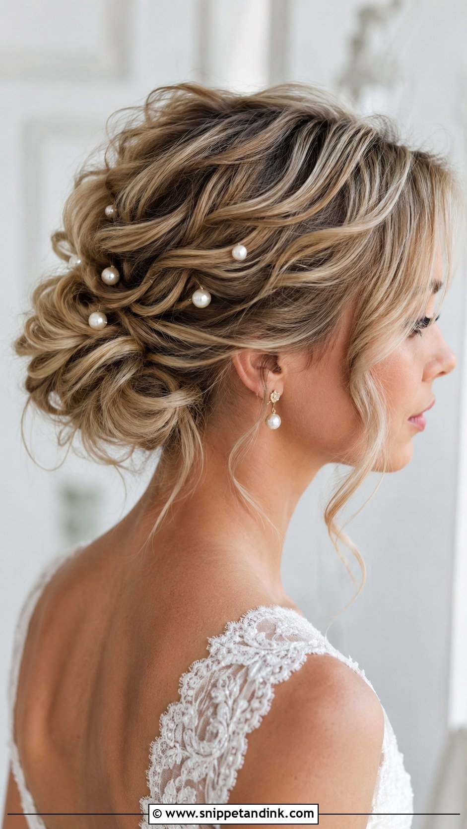Flower Bun Bridal Hair - Snippet and Ink - 20 Bridal Hair Inspo 2025 Ideas