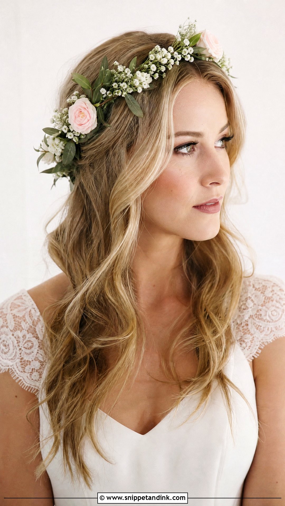 Flower Crown Bridal Hair - Snippet and Ink - 15 Flowers for Brides Hair Ideas