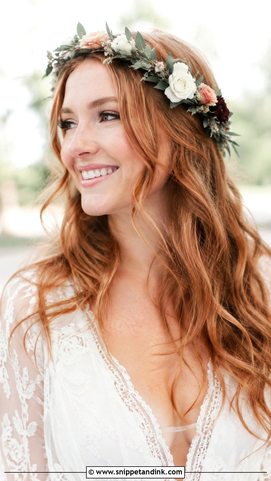 Flower Crown Bridal Hairstyle - Snippet and Ink - 25 Easy Bridal Hairstyles