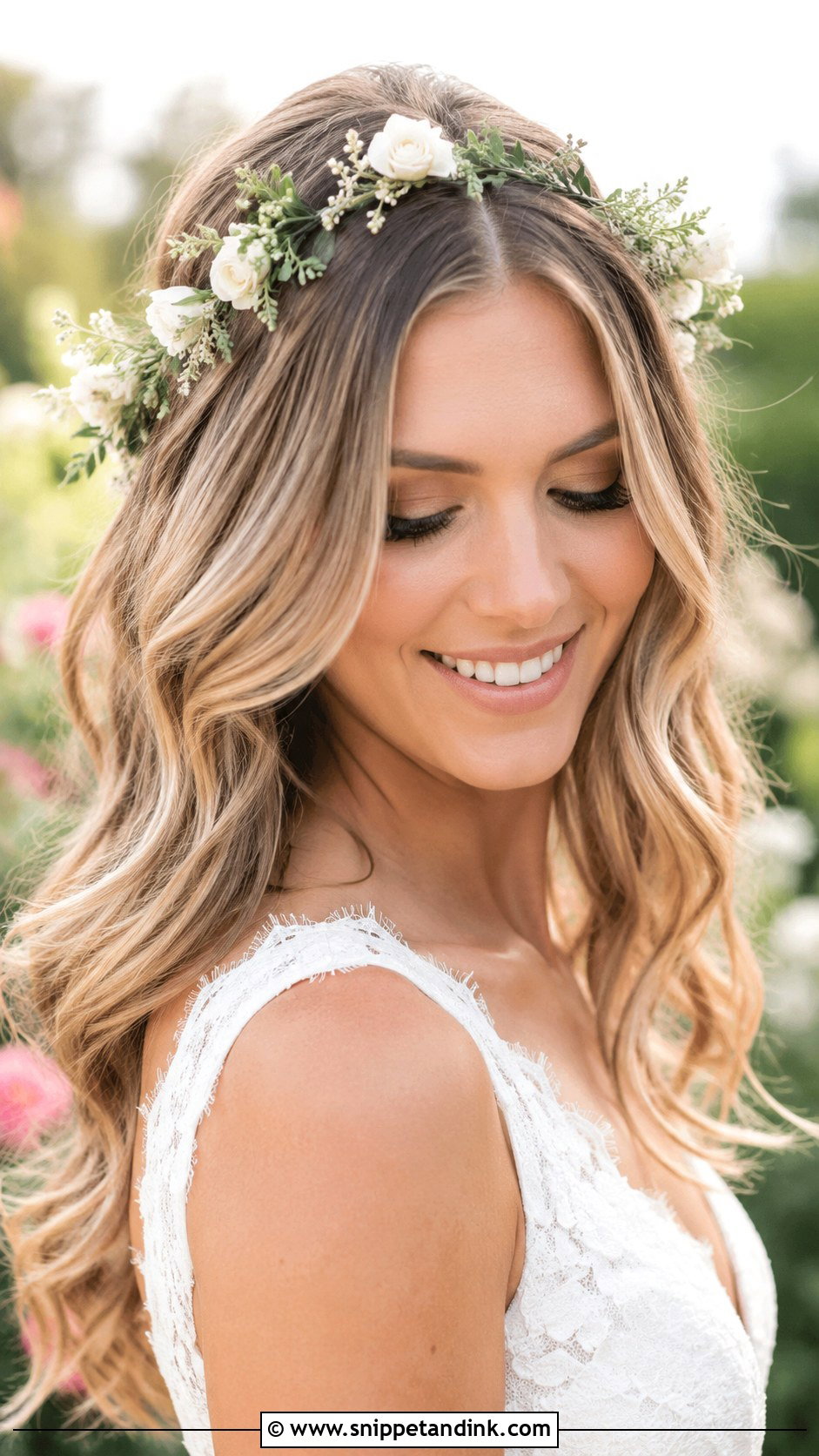 Flower Crown Wedding Hair - Snippet and Ink - 20 Flower Hair Accessories Wedding Ideas