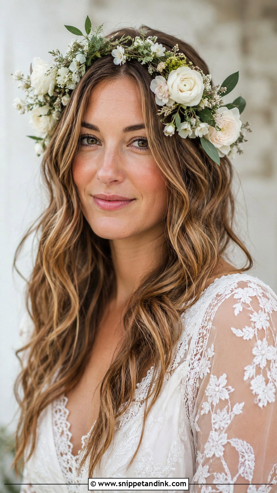 Flower Crown Wedding Hair - Snippet and Ink - 25 Easy Wedding Hair Ideas