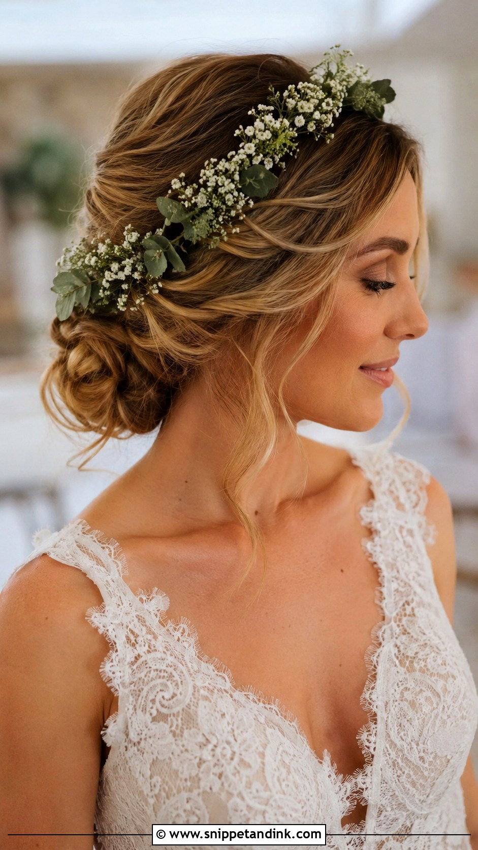 Flower Crown Wedding Updo - Snippet and Ink - 15 Wedding Hair Updo with Flowers Ideas