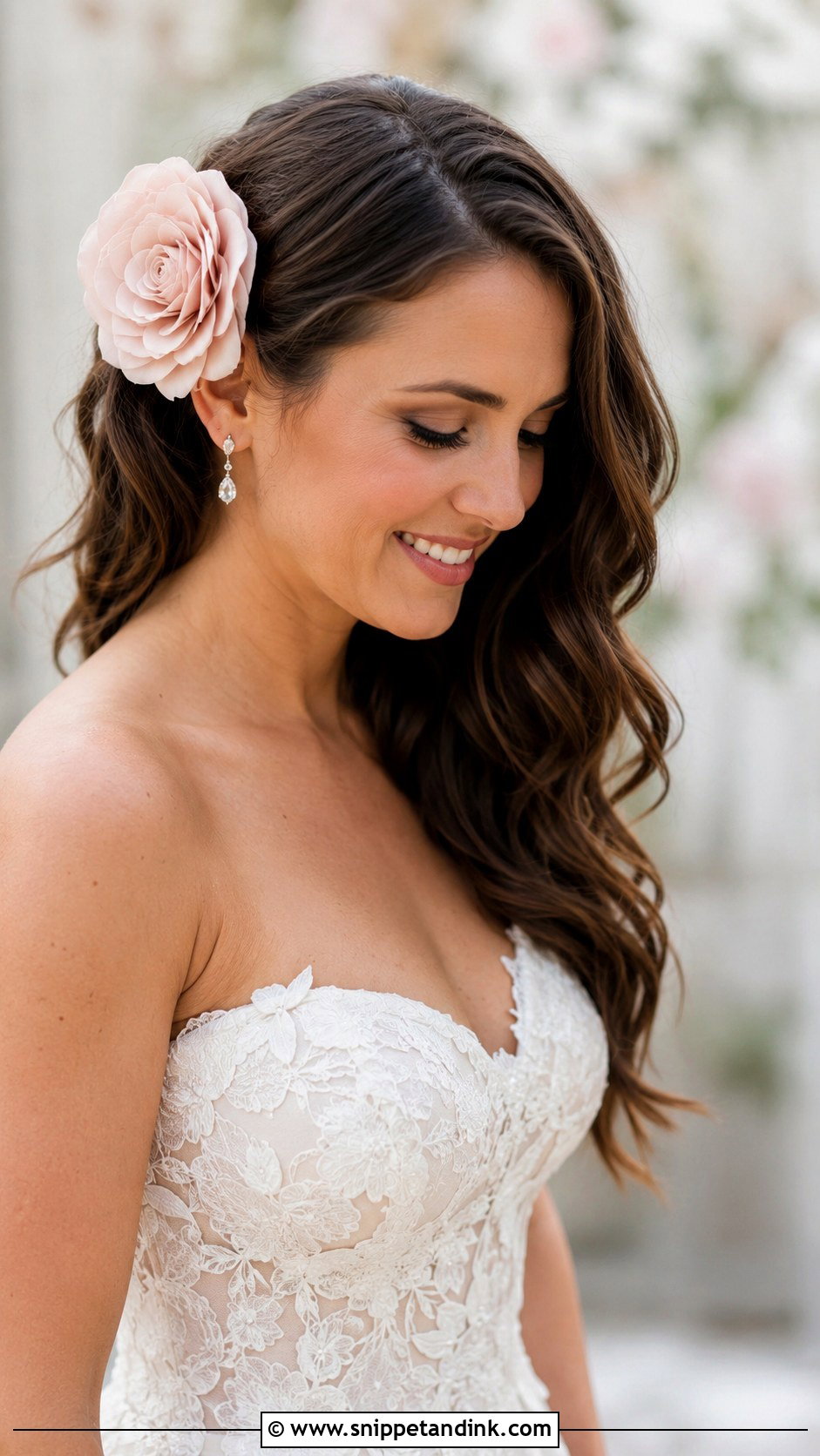 Flower Hair Clip - Snippet and Ink - 30 Bridal Hair Accessories