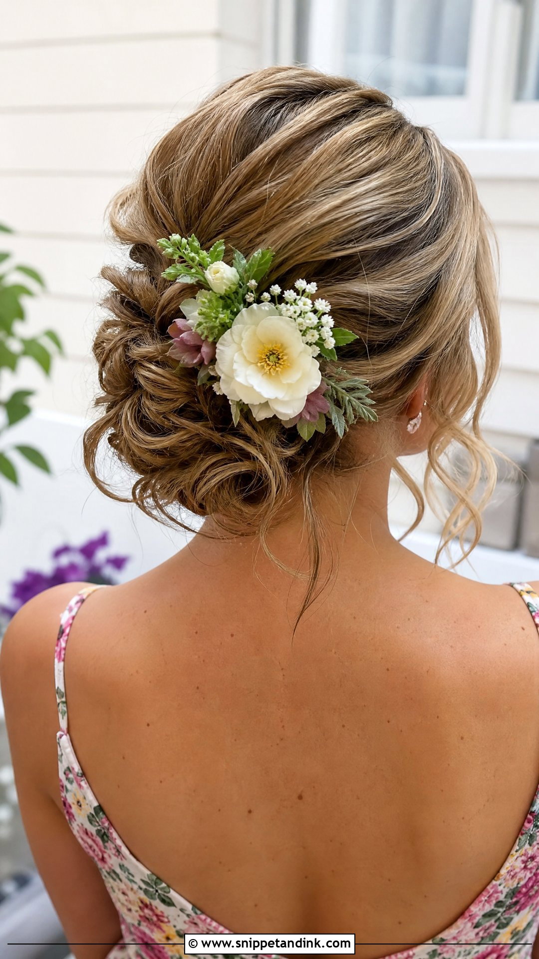 Flower Hair Comb for Wedding Guests - Snippet and Ink - 20 Wedding Guest Hair Accessories
