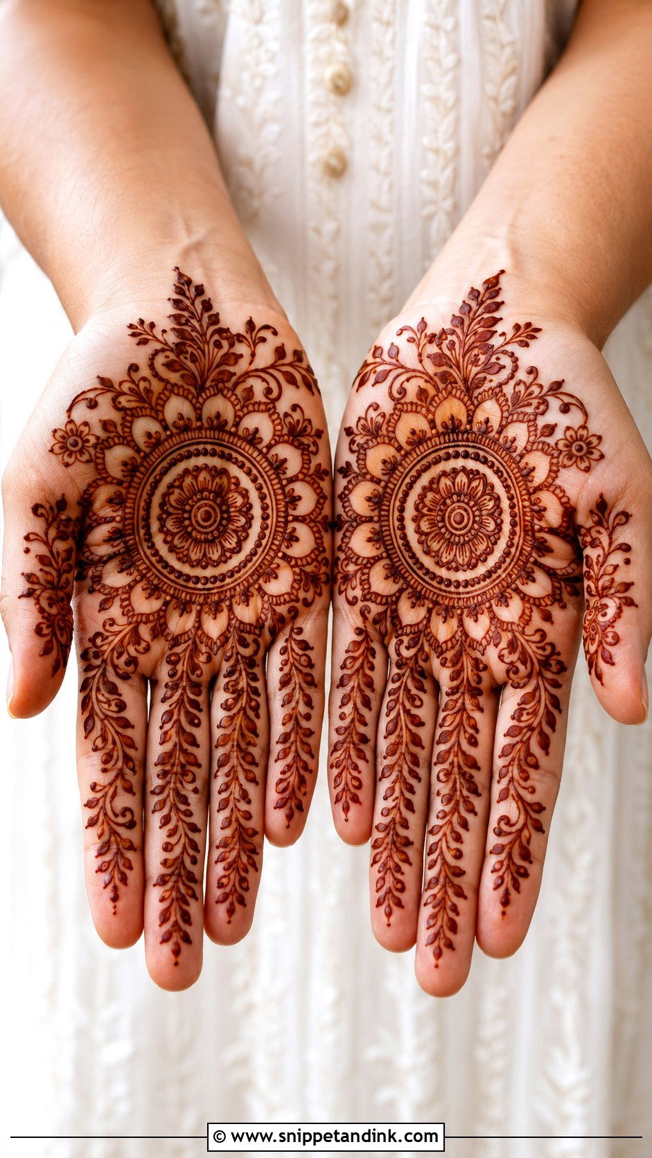 Flower Mandala Mehndi Design - Snippet and Ink - 35 Mandala Mehndi Design Ideas