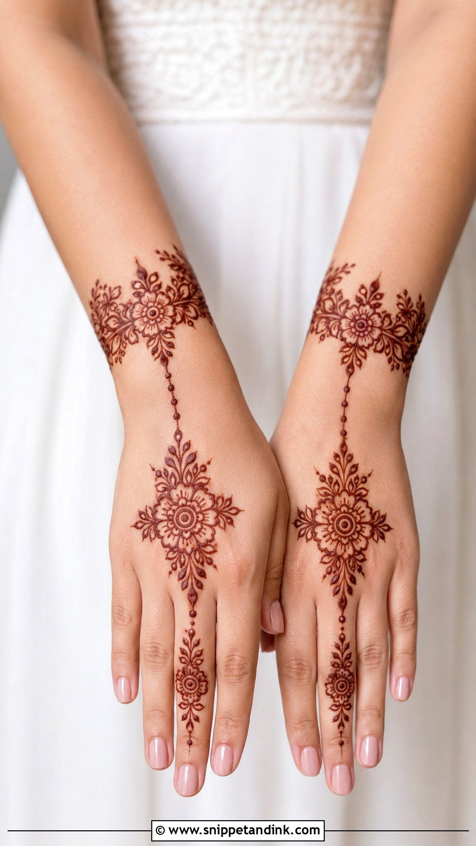 Flower Mehndi Design For Engagement - Snippet and Ink - 35 Flower Mehndi Designs
